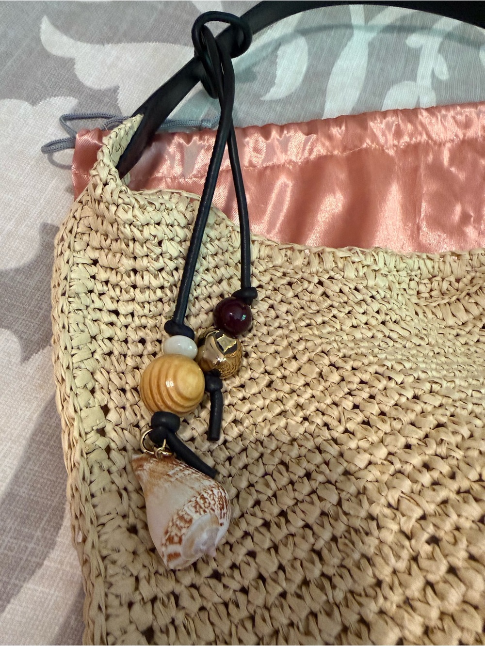 Madewell The Mylie Shoulder Bag in Straw w/ original charm NWT - Picture 11 of 11